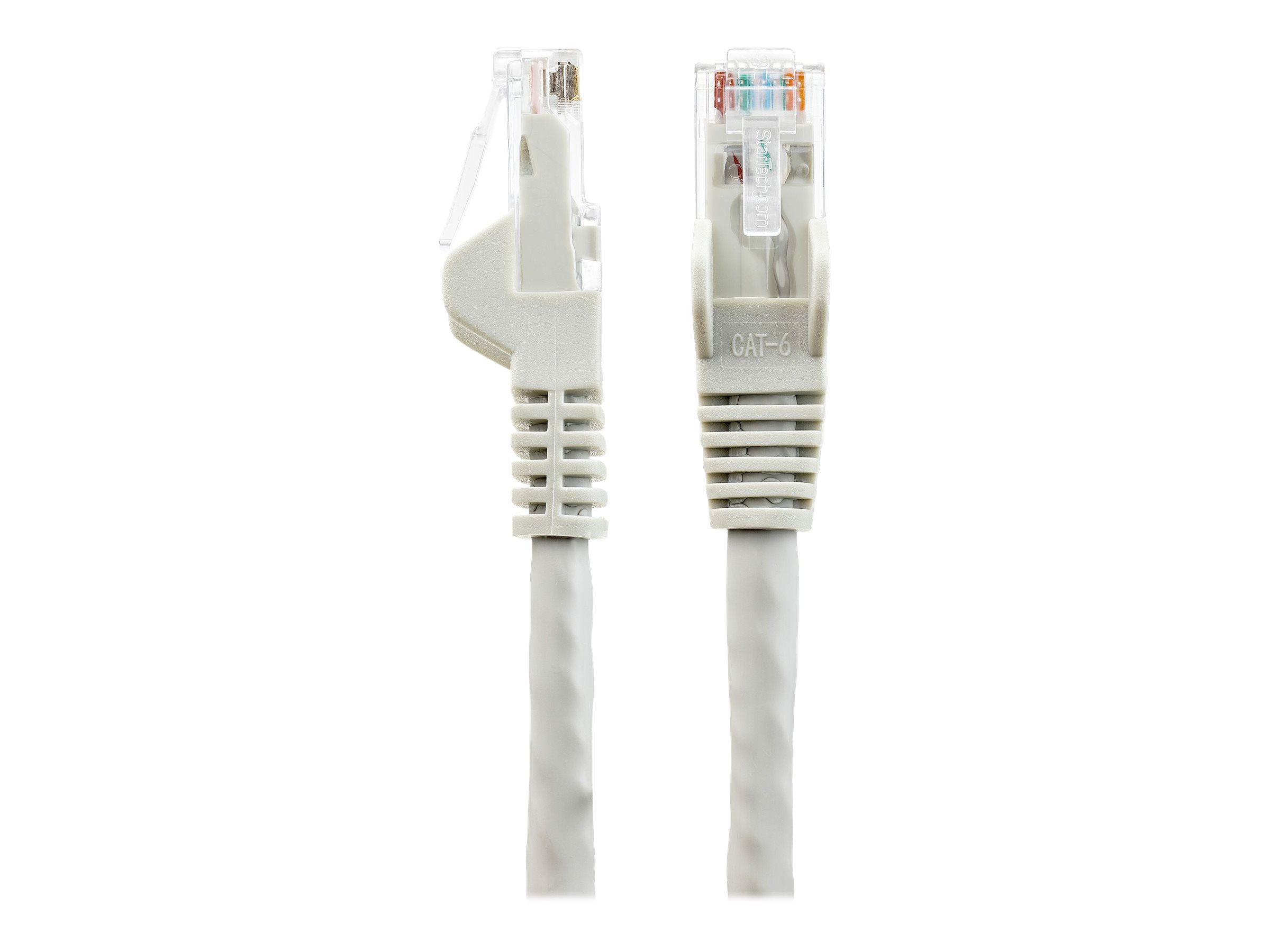 STARTECH.COM 3m LSZH CAT6 Ethernet Cable - 10 Gigabit 100W PoE RJ45 UTP Network Patch Cord Snagless - Grey ETL Verified