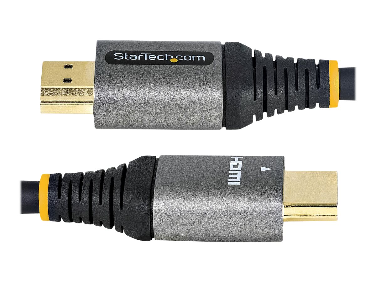 StarTech.com 16ft (5m) Premium Certified HDMI 2.0 Cable - High-Speed Ultra HD 4K 60Hz HDMI Cable with Ethernet - HDR10, ARC - UHD HDMI Video Cord - For UHD Monitors, TVs, Displays - M/M - HDMI-Kabel mit Ethernet - 5 m