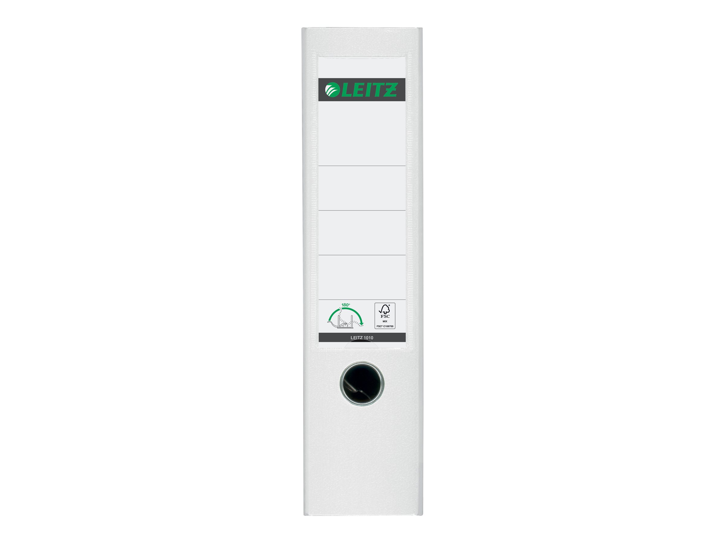 LEITZ 1010 Ordner weiss Kunststoff 8,0 cm DIN A4