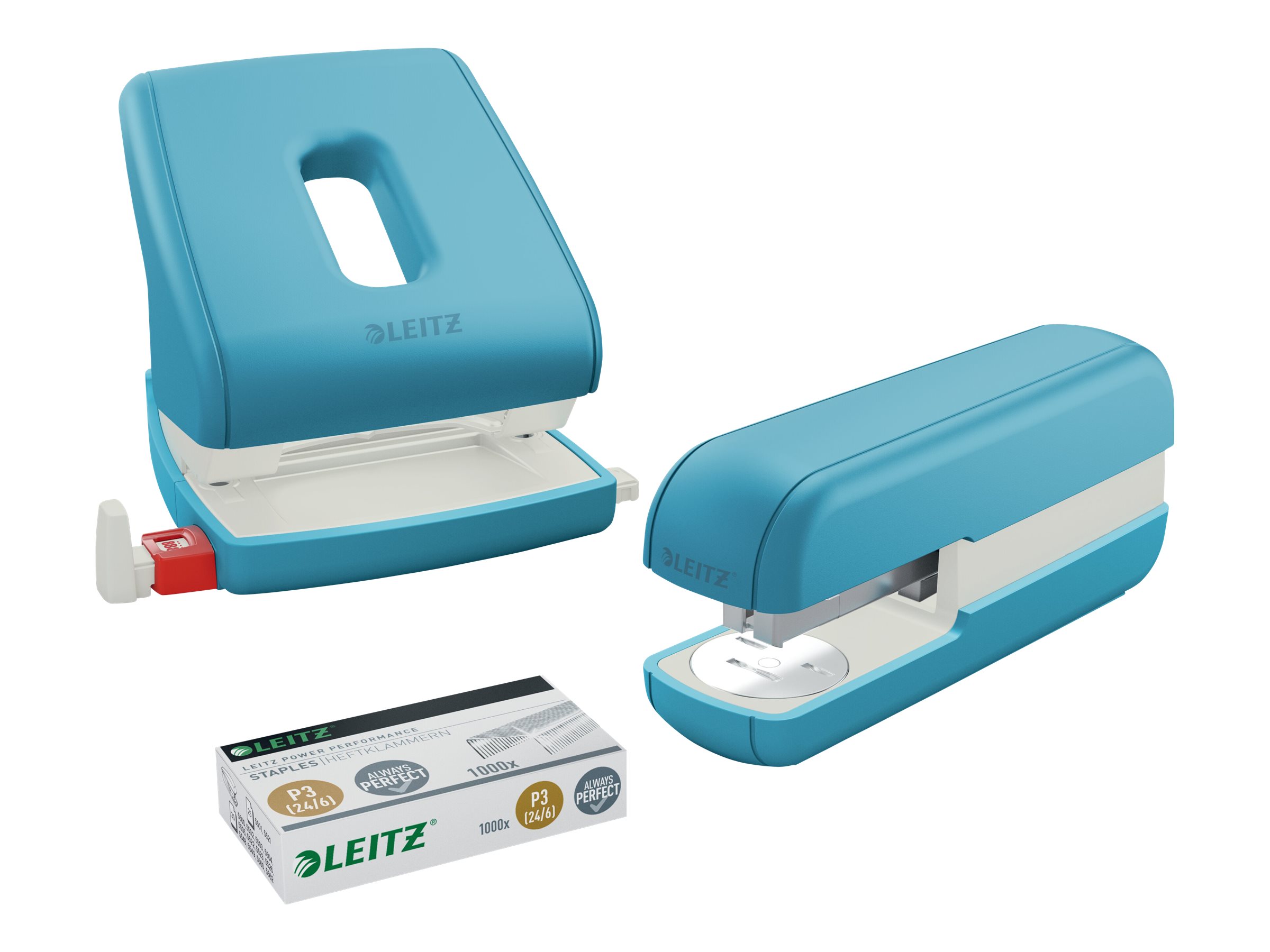 LEITZ Heftgeraet Cosy blau, 1 St