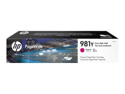 HP 981Y original Extra High Yield Magenta PageWide Cartridge L0R14A HP 981Y original Extra High Yield Magenta PageWide Cartridge L0R14A