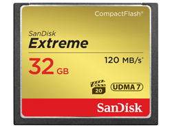SanDisk Speicherkarte CompactFlash Card Extreme 32 GB