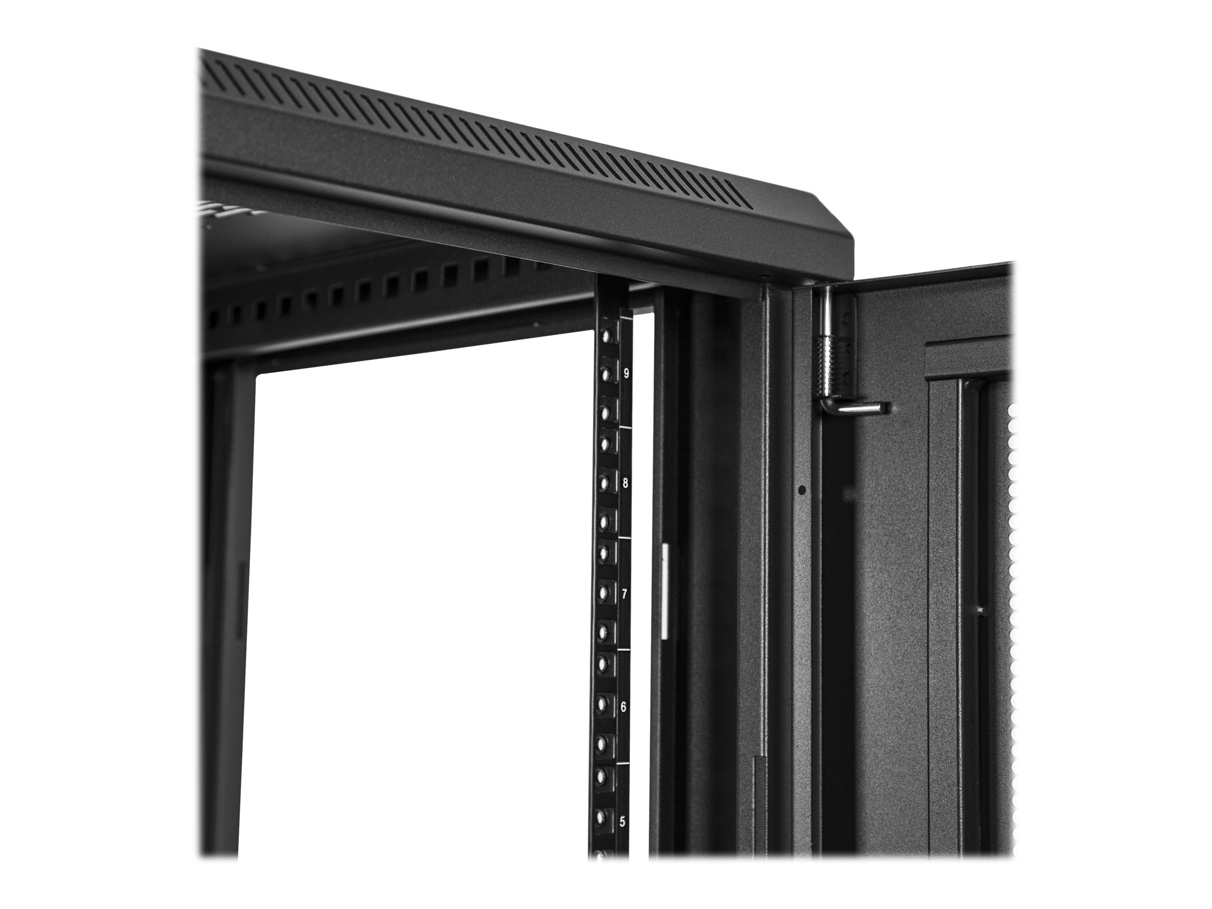 9HE wandmontage Server Rack bis zu 43cm tief Gehuse mit Scharnier Netzwerkschrank Server Schrank