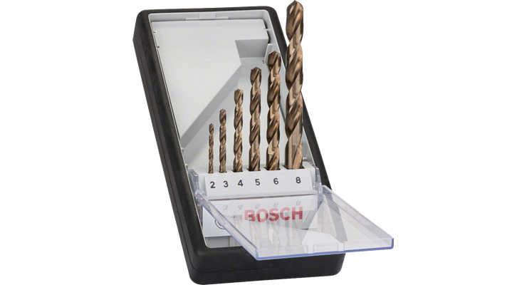 BOSCH PRO Stainless Steel HSS-Co Metallbohrer-Set, 10-teilig