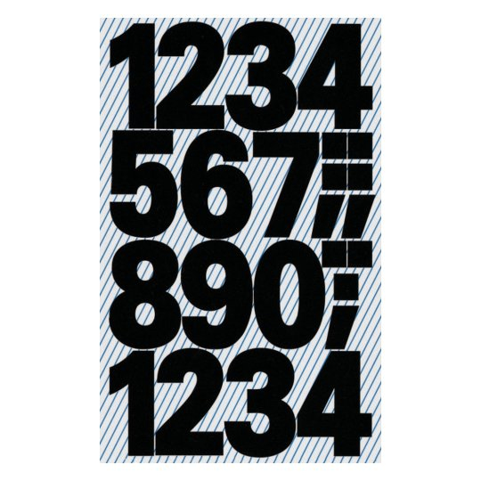 AVERY Zweckform Klebenummern 3785 Zahlen, schwarz 25,0 mm, 48 Etiketten AVERY Zweckform Klebenummern 3785 Zahlen, schwarz 25,0 mm, 48 Etiketten
