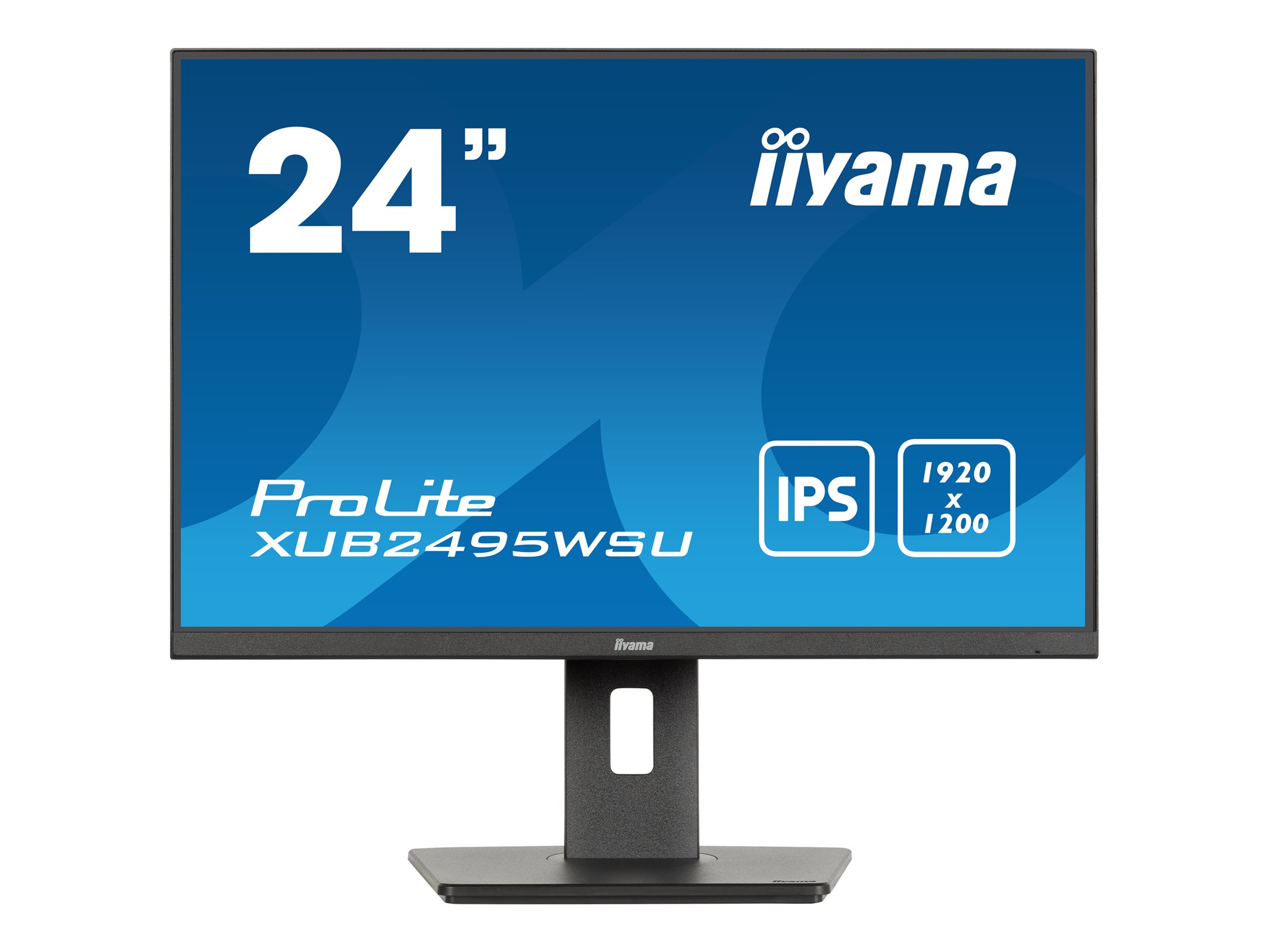 IIYAMA XUB2495WSU-B7 60,96cm 24Zoll IPS 1920x1200 300cd/m2 4ms HDMI DP USB