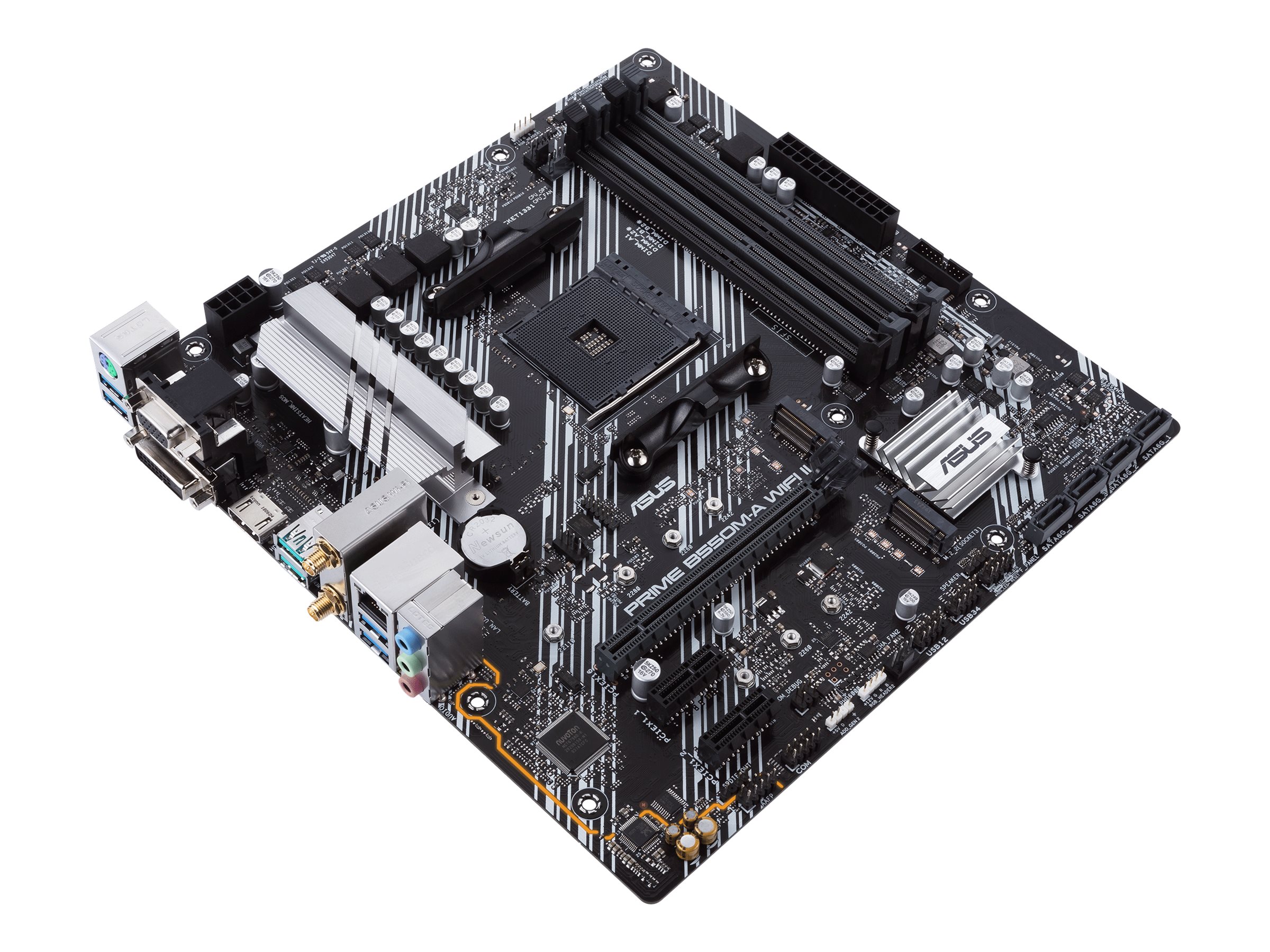 ASUS PRIME B550M-A WIFI II AM4 mATX MB 4xDDR4 2xM.2 4XSATA ASUS PRIME B550M-A WIFI II AM4 mATX MB 4xDDR4 2xM.2 4XSATA