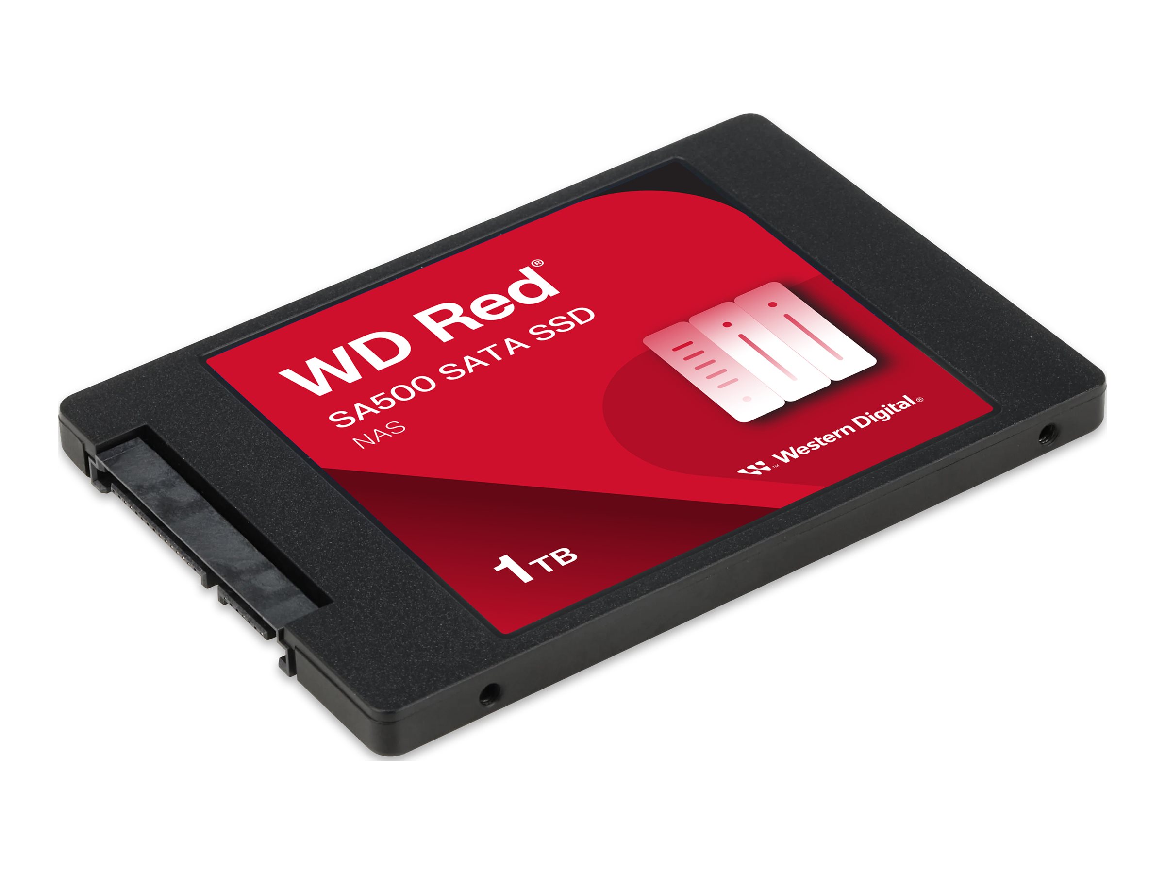 WD Red SSD SA500 NAS 1TB 6,35cm 2,5Zoll SATA III 6 Gbs internal singlepacked POWERED BY SANDISK