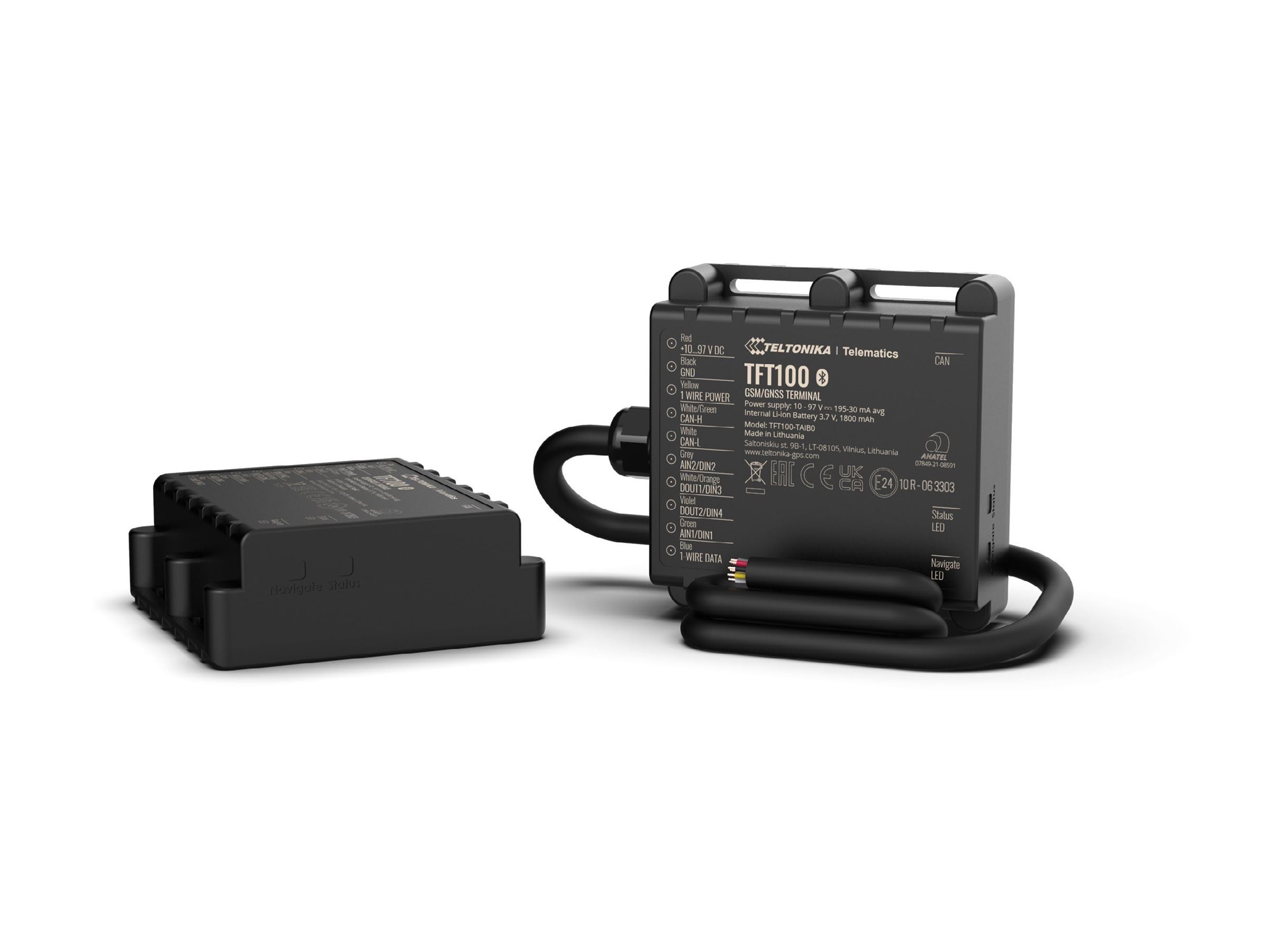 TELTONIKA TELEMATICS TFT100 2G Tracker mit Hochvolt-Unterstützung für E-Mobilität und Schwermaschinen TELTONIKA TELEMATICS TFT100 2G Tracker mit Hochvolt-Unterstützung für E-Mobilität und Schwermaschinen