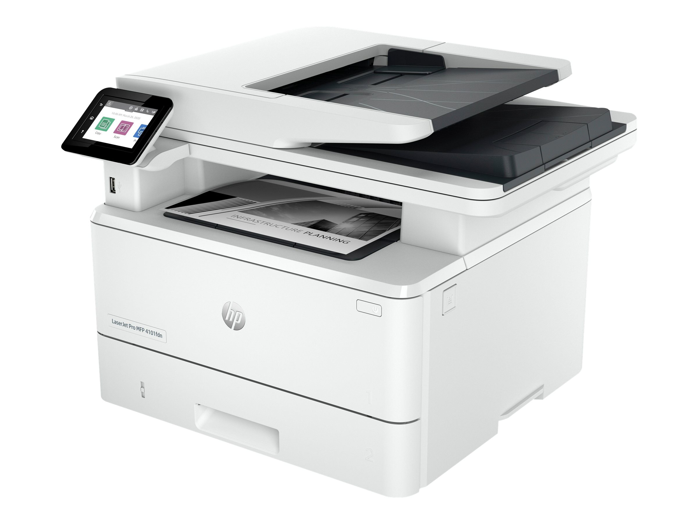 HP LaserJet Pro MFP 4102fdw 4 in 1 Laser-Multifunktionsdrucker weiÃ
