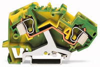 Wago 2 Leiter Schutzleiterklemme 784-607 10qmm gruen-gelb