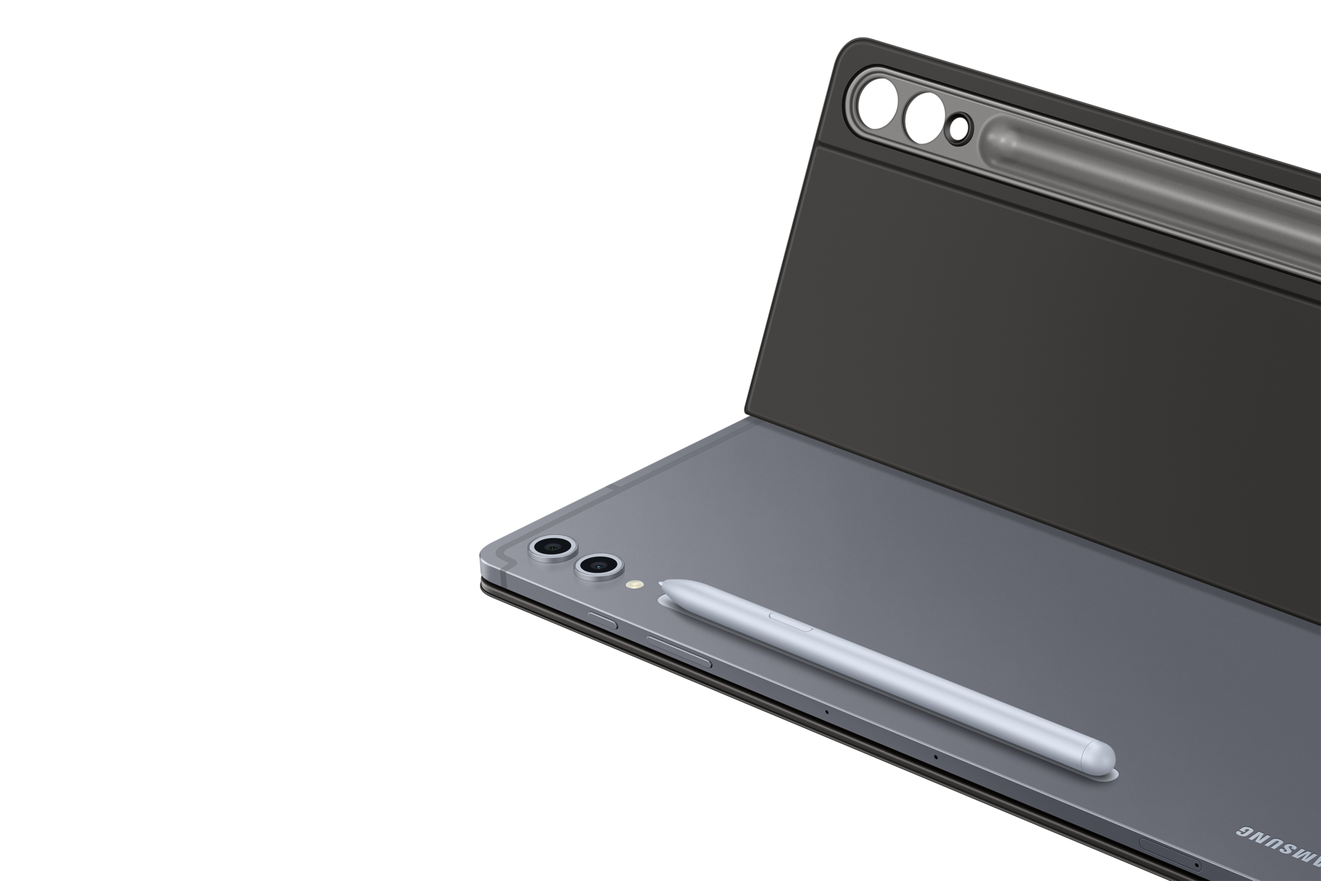 SAMSUNG Book Cover Keyboard Slim fuer Galaxy Tab S10 Tab S9 Tab S9 FE Black