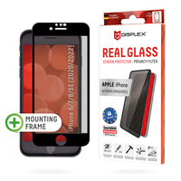 DISPLEX Privacy Glass 3D Apple iPhone 6/7/8/SE 2020/2022 Black DISPLEX Privacy Glass 3D Apple iPhone 6/7/8/SE 2020/2022 Black