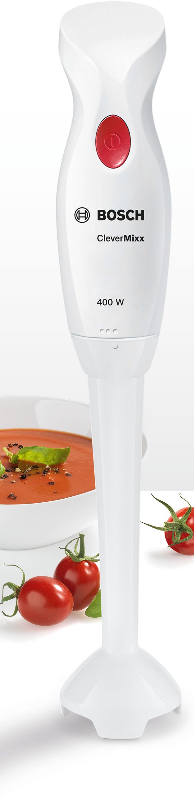 Bosch Stabmixer MSM14000 weissdeep red