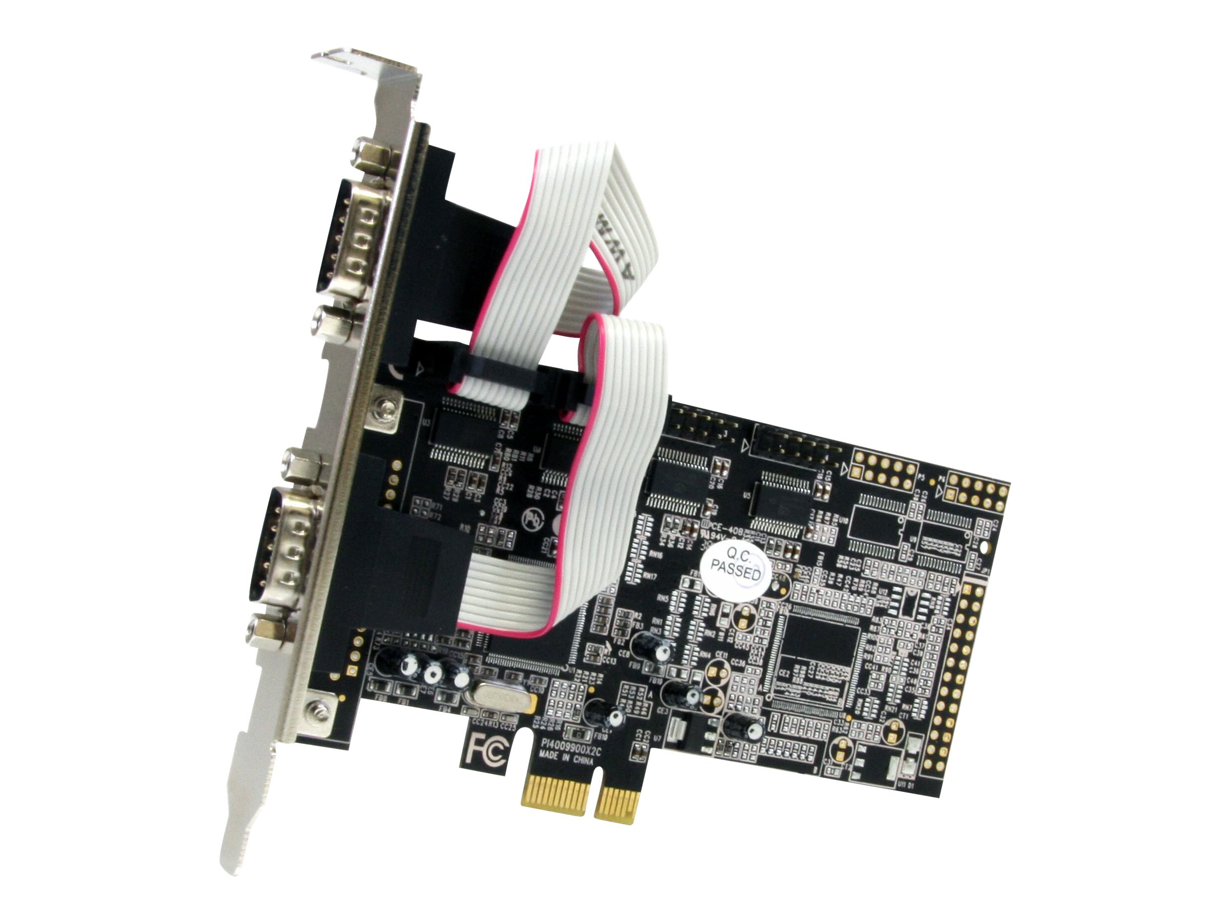 STARTECH.COM 4 Port Serielle RS232 PCI Express Schnittstellenkarte mit 16550 UART - 4 Port RS-232 / DB9 PCIe Karte STARTECH.COM 4 Port Serielle RS232 PCI Express Schnittstellenkarte mit 16550 UART - 4 Port RS-232 / DB9 PCIe Karte