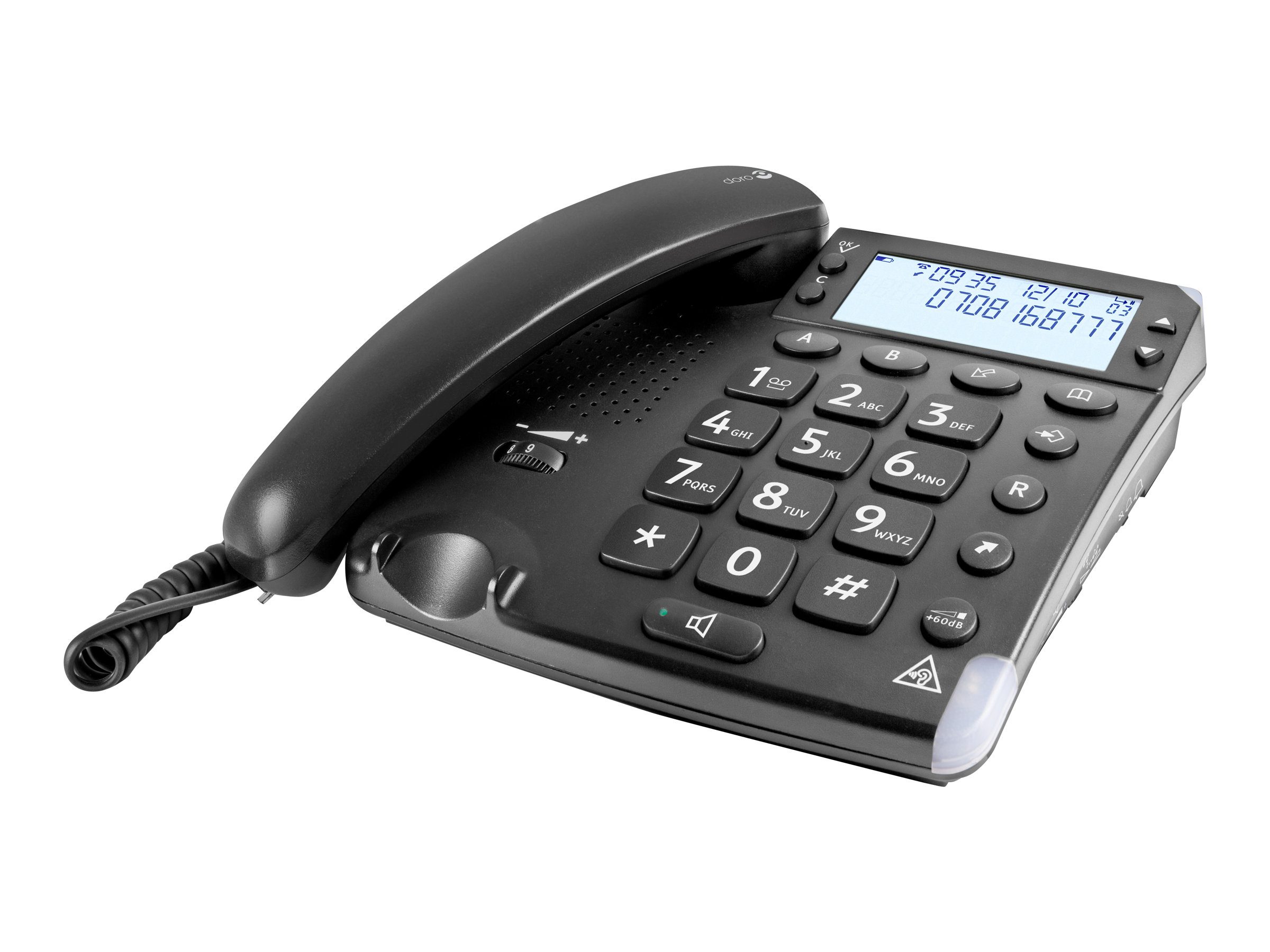Doro Magna 4000, Grosstastentelefon, schwarz