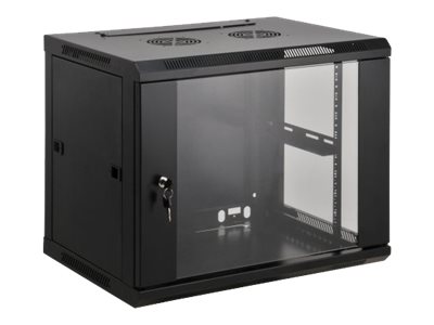 INTELLINET 48,3cm Wandverteiler 6HE 450mm tief HxBxT 370x 600 x 450 mm 19Zoll vollstaendig montiert schwarz INTELLINET 48,3cm Wandverteiler 6HE 450mm tief HxBxT 370x 600 x 450 mm 19Zoll vollstaendig montiert schwarz