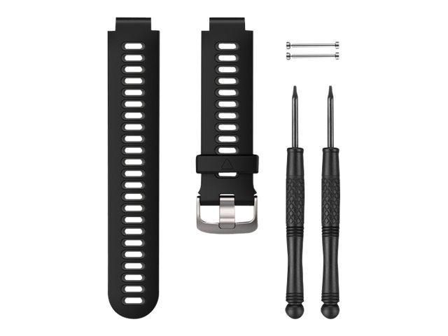 Garmin Ersatzarmband Schwarzes/Graues aus Silikon