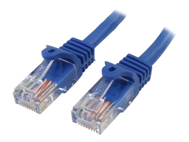 STARTECHCOM 10m Blue Cat5e Patch Cable with Snagless RJ45 Connectors Long Ethernet Cable 10 m Cat 5e UTP Cable
