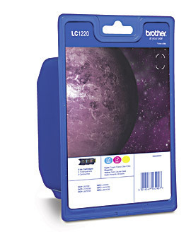 brother LC-1220RBWBPDR cyan, magenta, gelb Druckerpatronen, 3er-Set brother LC-1220RBWBPDR cyan, magenta, gelb Druckerpatronen, 3er-Set
