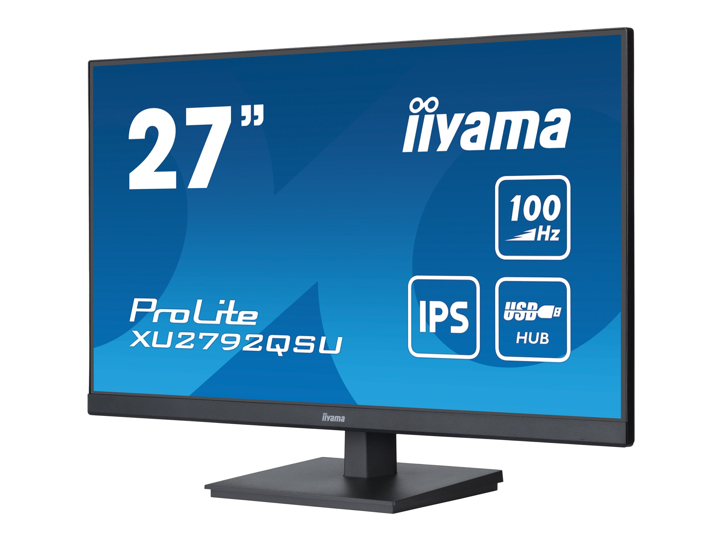 IIYAMA XU2792QSU-B6 68,58cm 27Zoll ETE IPS-panel 2560x1440 100Hz 0,4ms MPRT FreeSync 250cd/m HDMI DisplayPort Speakers USB-HUB IIYAMA XU2792QSU-B6 68,58cm 27Zoll ETE IPS-panel 2560x1440 100Hz 0,4ms MPRT FreeSync 250cd/m HDMI DisplayPort Speakers USB-HUB