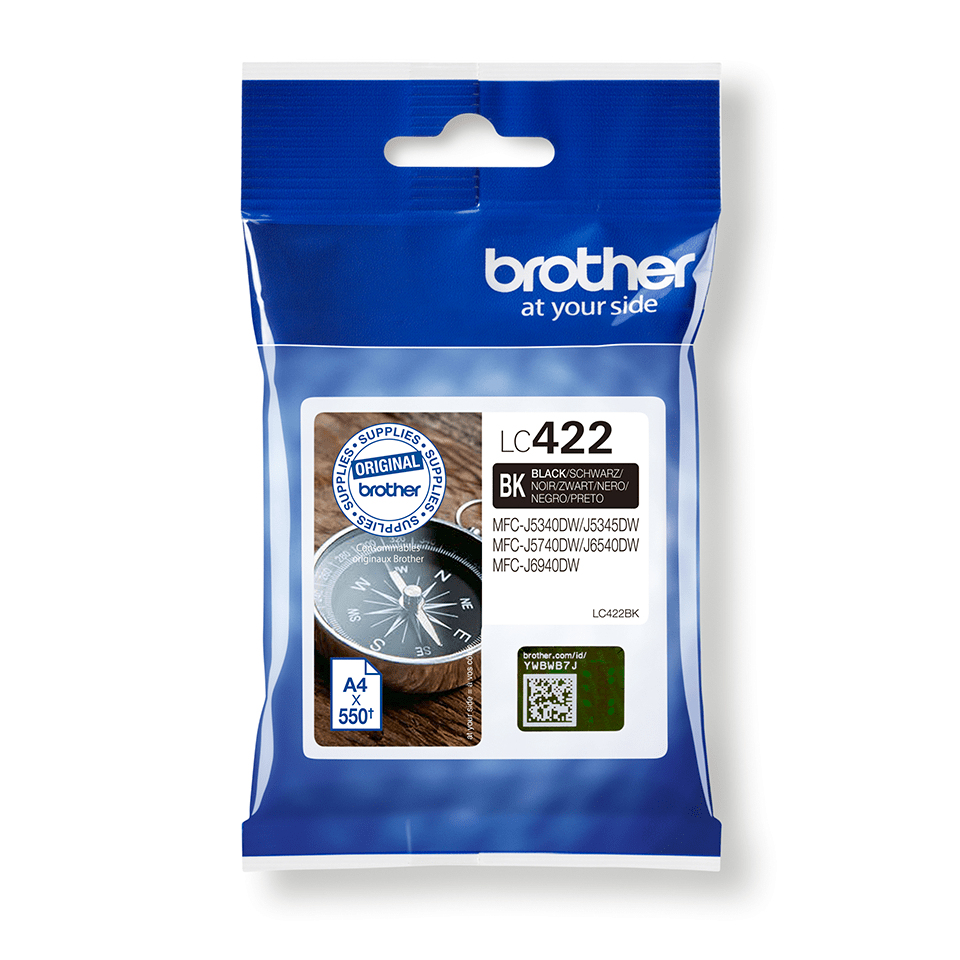 LC422BK BROTHER MFCJ Tinte black ST 550