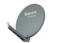 TELEVES Deutschland SAT-Spiegel S75QSD-G BxH75x85cm Arm klappbar graphit TELEVES Deutschland SAT-Spiegel S75QSD-G BxH75x85cm Arm klappbar graphit