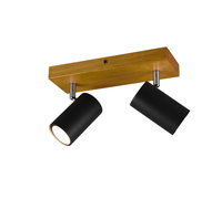 Trio Leuchten Deckenleuchte LB25 MARLEY 2xGU10 o.LM B:9xH:16x L:26cm sw-m Trio Leuchten Deckenleuchte LB25 MARLEY 2xGU10 o.LM B:9xH:16x L:26cm sw-m