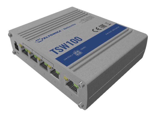 TELTONIKA NETWORKS TSW100 Industrial PoE+ Ethernet Switch (Nachfolger von TSW100 - 4088189)
