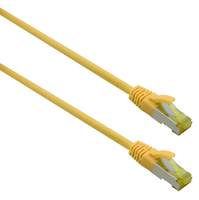 helos ultra flex Patchkabel S/FTP Cat 6a TPE gelb 30,0m helos ultra flex Patchkabel S/FTP Cat 6a TPE gelb 30,0m