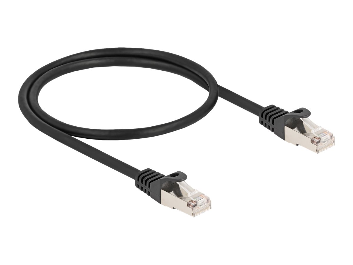 Delock Kabel RJ50 Stecker zu RJ50 Stecker S/FTP 0,5 m schwarz Delock Kabel RJ50 Stecker zu RJ50 Stecker S/FTP 0,5 m schwarz