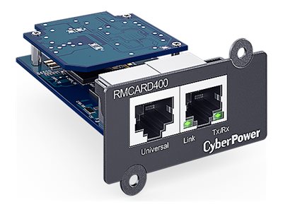 CYBERPOWER RMCARD400 -Netzwerkkarte SNMP Gigabit embedded komp. mit Envirosensor Optional fur OR PR OL OLS Modelle CYBERPOWER RMCARD400 -Netzwerkkarte SNMP Gigabit embedded komp. mit Envirosensor Optional fur OR PR OL OLS Modelle