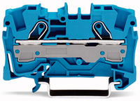 Wago Durchgangsklemme 2-Leiter 2006-1204 2-Leiter 6qmm blau