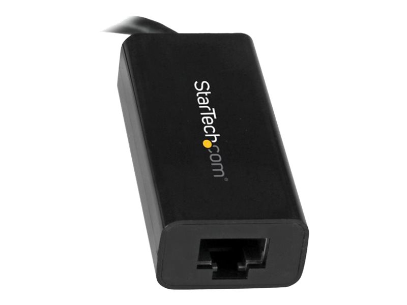 StarTech.com USB C to Gigabit Ethernet Adapter - Black - USB 3.1 to RJ45 LAN Network Adapter - USB Type C to Ethernet (US1GC30B) - Netzwerkadapter - USB-C - Gigabit Ethernet