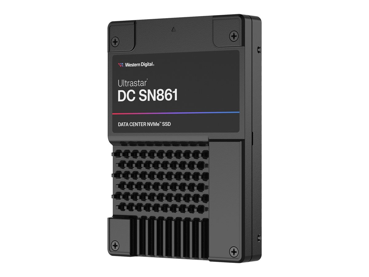 WESTERN DIGITAL Ultrastar DC SN861 NVMe SSD - 3.84TB U.2 ISE WESTERN DIGITAL Ultrastar DC SN861 NVMe SSD - 3.84TB U.2 ISE