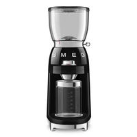 Smeg CGF11BLEU Kaffeemuehle 50`s Style schwarz
