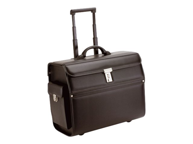 Alassio Pilotenkoffer MONDO Lederimitat schwarz 46,0 x 22,0 x 38,0 cm