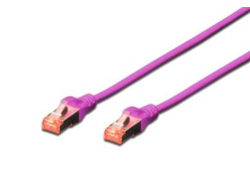 DIGITUS CAT 6 S/FTP Patchkabel, 2m, violet