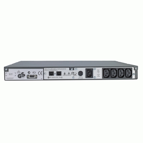 APC SmartUPS SC 450VA UPS rackmountable AC 230V 280Watt 450VA RS232 output connectors 4 1U gray