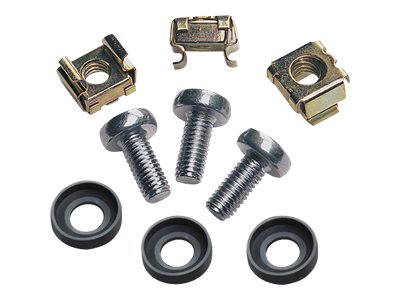 INTELLINET Schraubensatz fuer Rack 50x M6 Kaefigmuttern 50x M6 Schrauben 50x Kunststoffunterlegscheiben INTELLINET Schraubensatz fuer Rack 50x M6 Kaefigmuttern 50x M6 Schrauben 50x Kunststoffunterlegscheiben