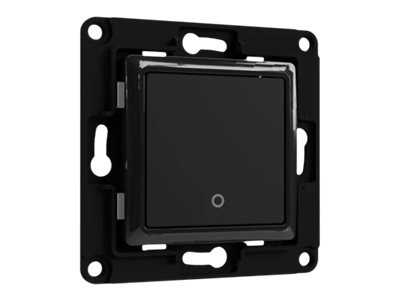 Shelly WS1 - Wall Switch 1 - Wandtaster - Schwarz Shelly WS1 - Wall Switch 1 - Wandtaster - Schwarz