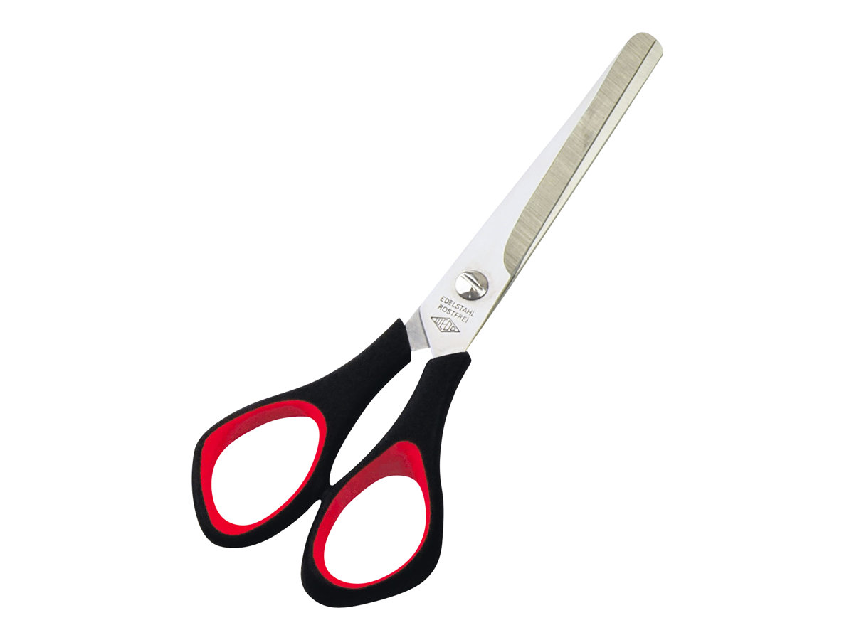 WEDO Papierschere schwarz-rot 15,5 cm WEDO Papierschere schwarz-rot 15,5 cm
