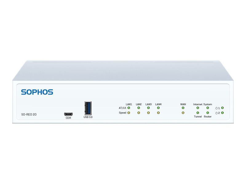 SOPHOS SD-RED 20 Rev1 Appliance - with multi-region power adapter