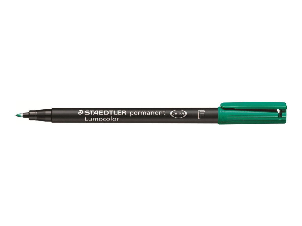10 STAEDTLER Lumocolor Folienstifte grün 0,6 mm permanent 10 STAEDTLER Lumocolor Folienstifte grün 0,6 mm permanent