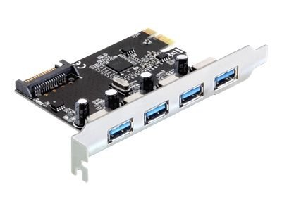 DELOCK PCI Express Karte > 4 x extern USB 3.0 Typ-A Buchse