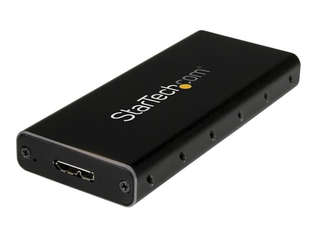 STARTECHCOM M2 NGFF SATA Festplattengehaeuse USB 31 10Gbits mit USBC Kabel