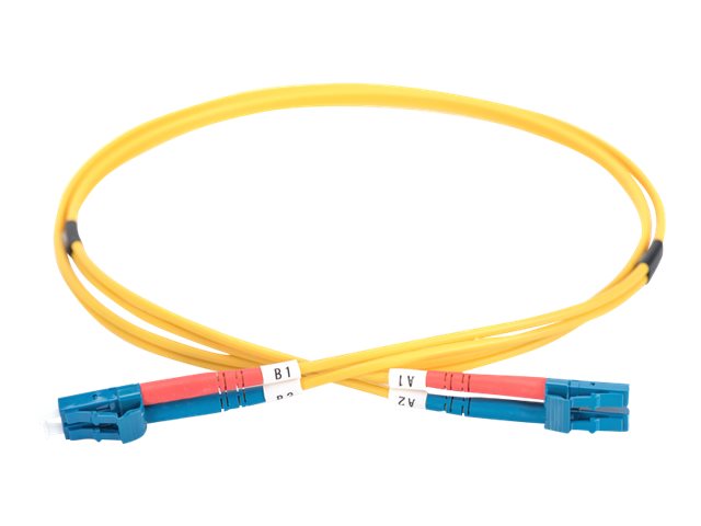 DIGITUS LWL Patchkabel LCLC 09125um Singelmode Duplex Halogenfrei mit Messprotokoll gelb 5m