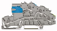 Wago Etagenklemme 2003-7641 TOPJOB NT/L/PE 2,5/4qmm grau