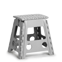 Zeller Schemel grau 1 Stufe, H: 39,0 cm