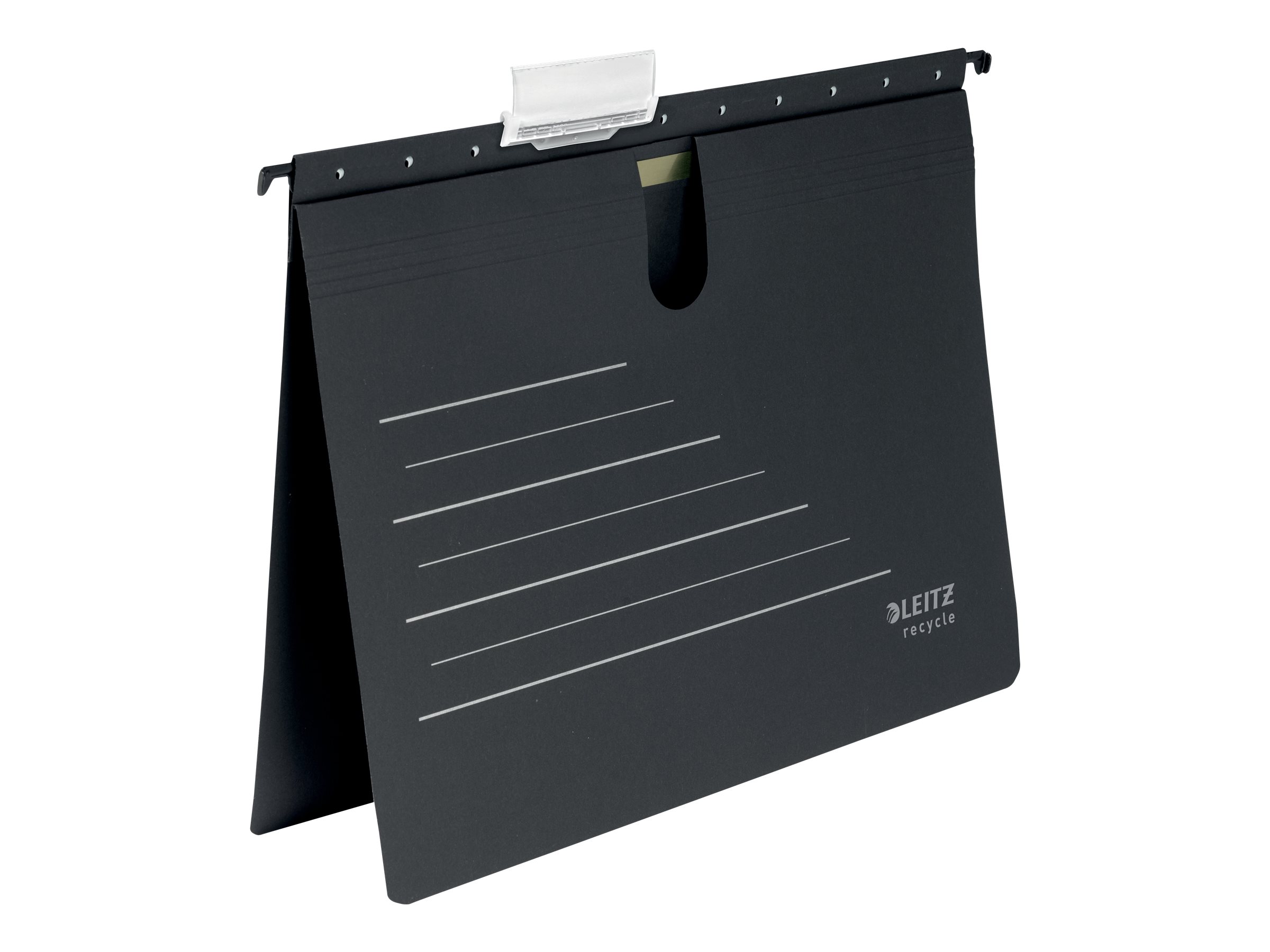 10 LEITZ Haengehefter ALPHA® recycle 1920 Karton schwarz 1 x kaufmaennische Heftung